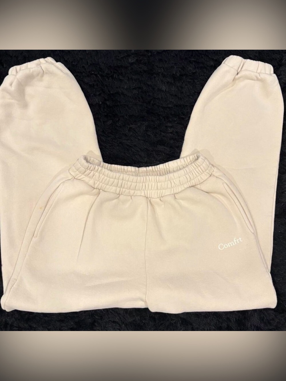 Comfrt Cream Sweatpants